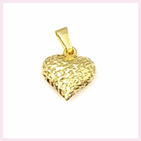Wisiorek dla mamy - dwustronne serce - srebrne i złote - srebro pozłacane  - pomysł na prezent 